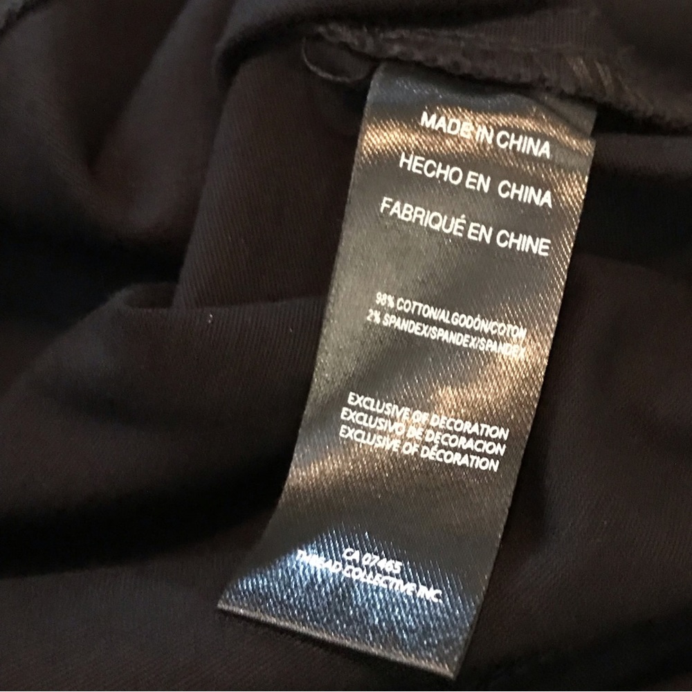 NWT bebe logo black denim jacket Sz S & L - Picture 4 of 12